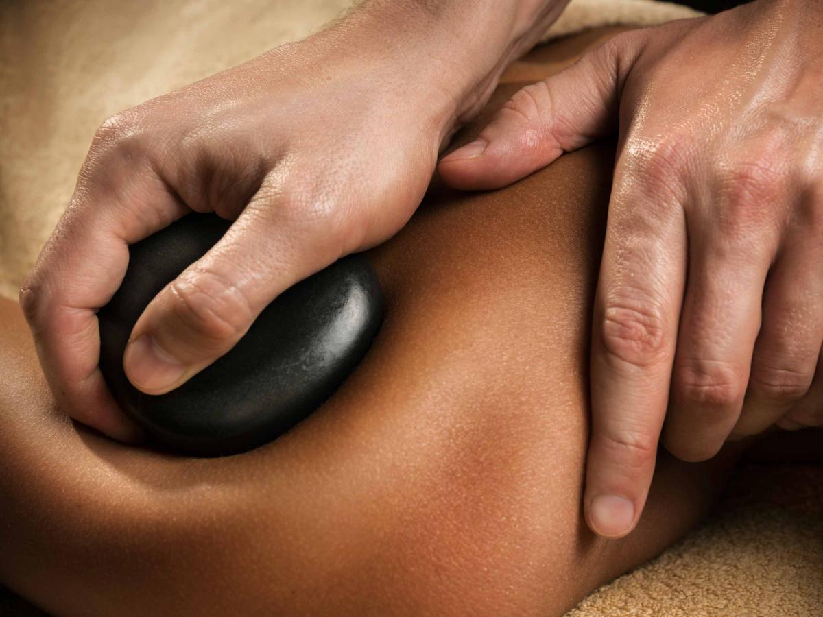 Hot stone massage